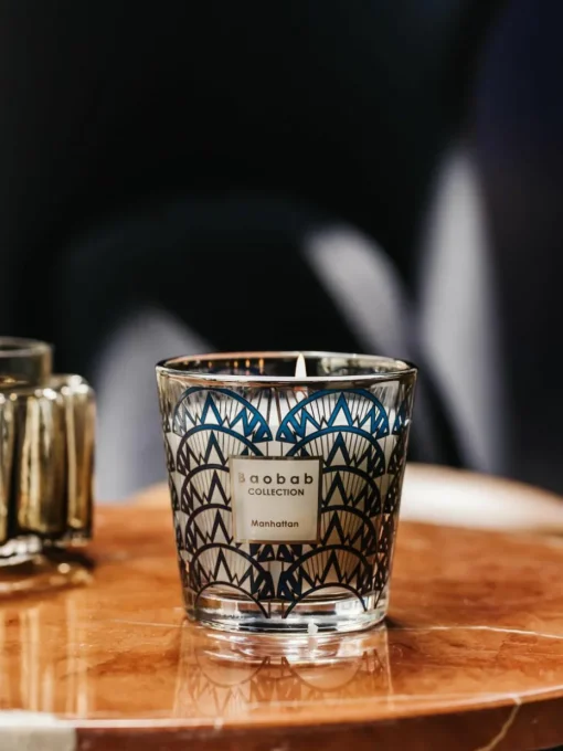 Geurkaars My First Baobab Manhattan (cipres, lavendel & papyrus)