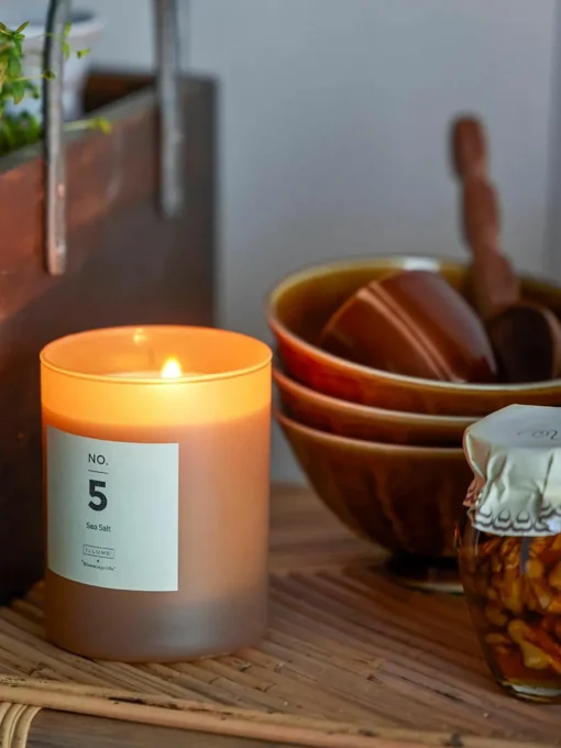 Geurkaars NO (zeezout, bloemen & vanille)