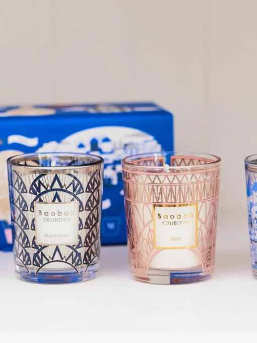 Geurkaarsen My First Baobab, set van 3