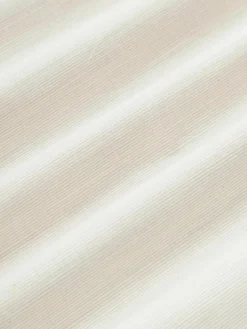 Gewassen katoenen kussenhoes Caspian met strepen