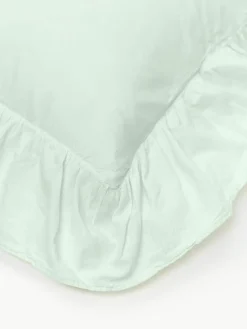 Gewassen katoenen perkal laken Louane