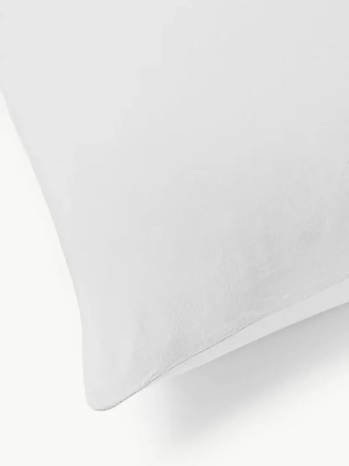 Gewassen katoenen perkal kussensloop Leonie