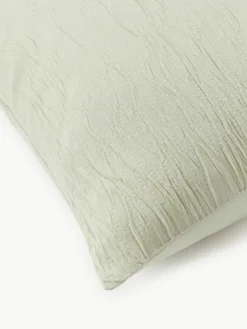 Gewassen katoenen perkal kussensloop Leonora