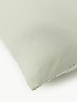 Gewassen katoenen perkal kussensloop Leonora