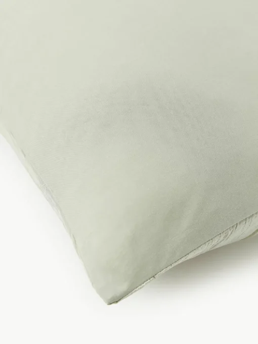 Gewassen katoenen perkal kussensloop Leonora