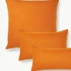 Gewassen linnen kussenhoes Airy