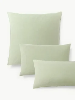 Gewassen linnen kussenhoes Airy