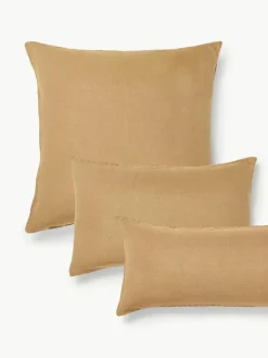 Gewassen linnen kussenhoes Airy