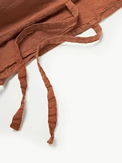 Gewassen perkal katoenen dekbedovertrek Leonie