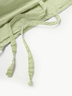 Gewassen perkal katoenen dekbedovertrek Leonie
