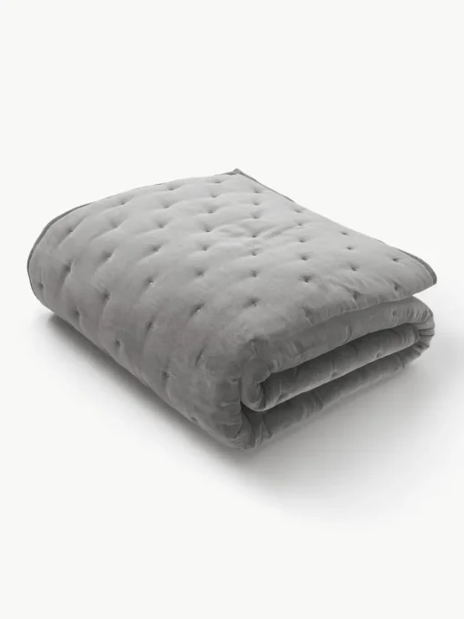 Gewatteerde bedsprei Cheryl van fluweel