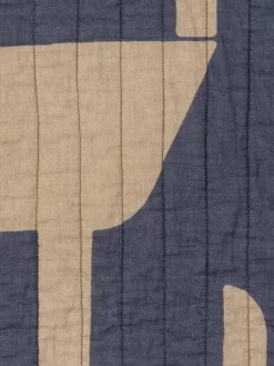 Gewatteerde plaid Roosi van biokatoen