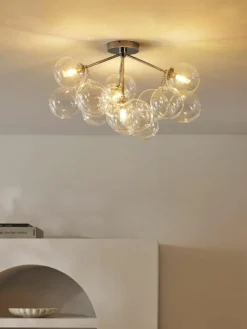 Glazen bollen plafondlamp Bubbles