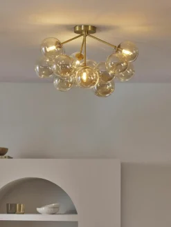 Glazen bollen plafondlamp Bubbles