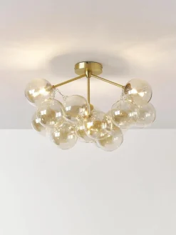 Glazen bollen plafondlamp Bubbles