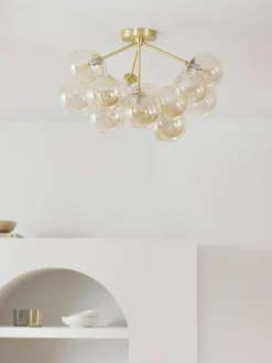 Glazen bollen plafondlamp Bubbles