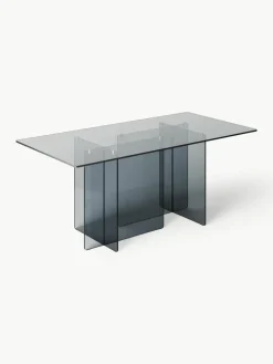 Glazen eettafel Anouk, 180 x 90 cm