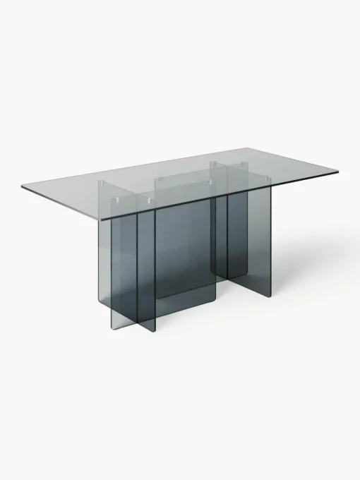 Glazen eettafel Anouk, 180 x 90 cm