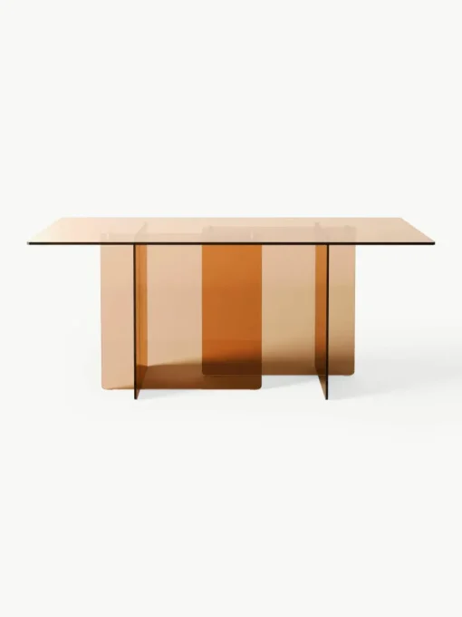 Glazen eettafel Anouk, 180 x 90 cm