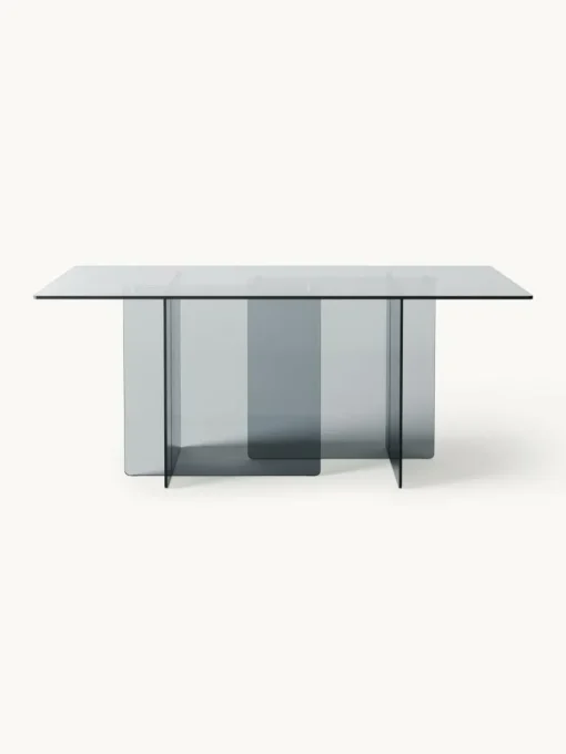 Glazen eettafel Anouk, 180 x 90 cm