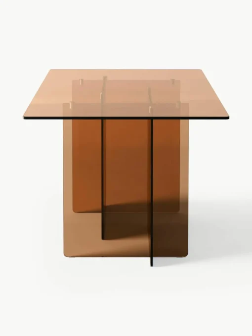Glazen eettafel Anouk, 180 x 90 cm