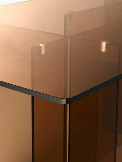 Glazen eettafel Anouk, 180 x 90 cm