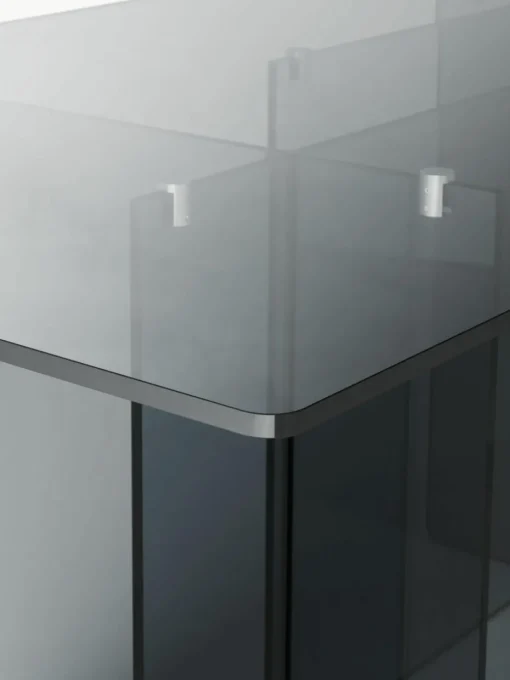 Glazen eettafel Anouk, 180 x 90 cm