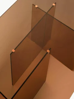 Glazen eettafel Anouk, 180 x 90 cm