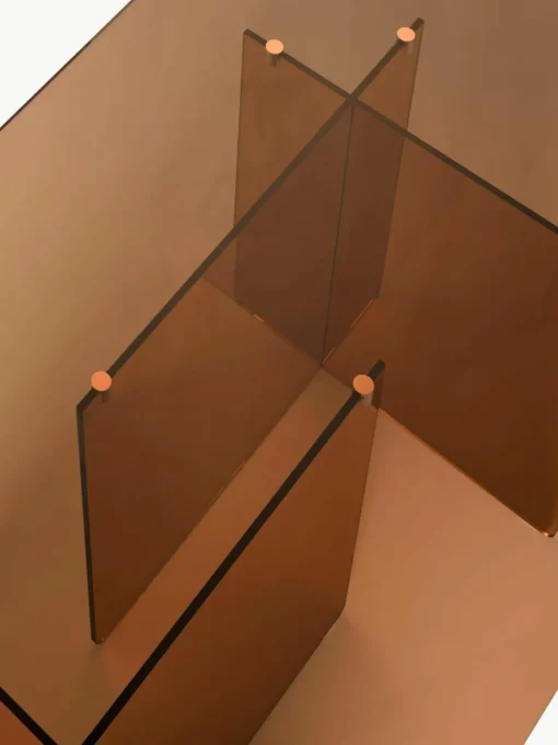 Glazen eettafel Anouk, 180 x 90 cm