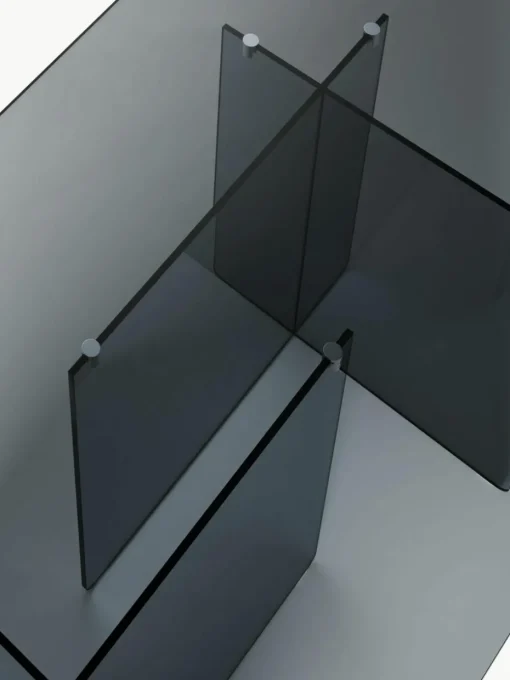 Glazen eettafel Anouk, 180 x 90 cm
