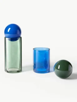 Glazen sieradendoosjes Tarli, set van 2