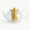 Glazen theepot Chili met theezeefje, 1 Liter