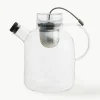 Glazen theepot Kettle met Theezeef, 1.5 L