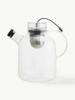 Glazen theepot Kettle met Theezeef, 1.5 L