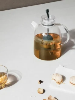 Glazen theepot Kettle met Theezeef, 1.5 L