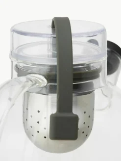 Glazen theepot Kettle met Theezeef, 1.5 L