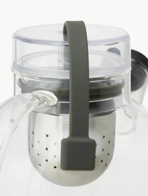 Glazen theepot Kettle met Theezeef, 1.5 L