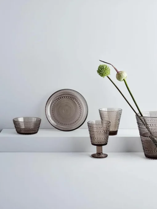 Glazen vaas Kastehelmi, H 15 cm
