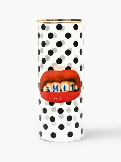 Glazen vaas Toiletpaper, H 50 cm