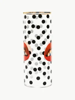 Glazen vaas Toiletpaper, H 50 cm