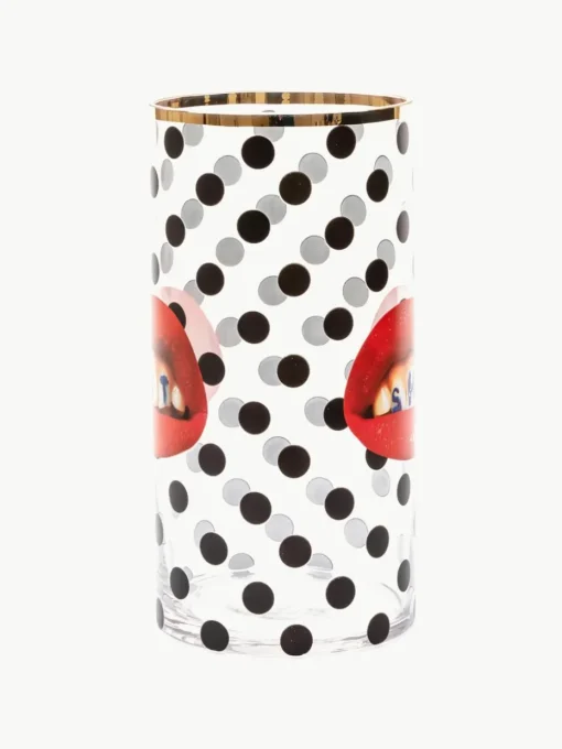 Glazen vaas Toiletpaper, H 30 cm