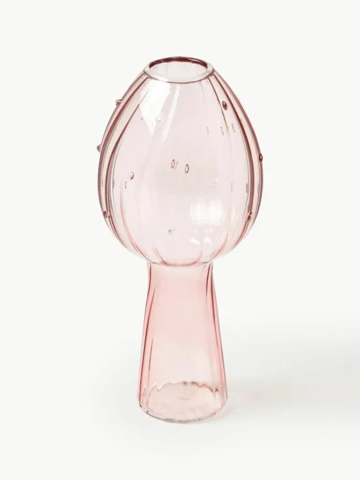 Glazen vazen Mushroom, set van 5