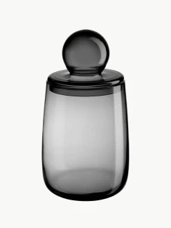 Glazen voorraadbakje Kedi, H 26 cm