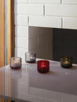 Glazen waxinelichthouder Kastehelmi