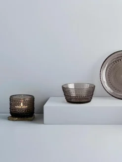 Glazen waxinelichthouder Kastehelmi