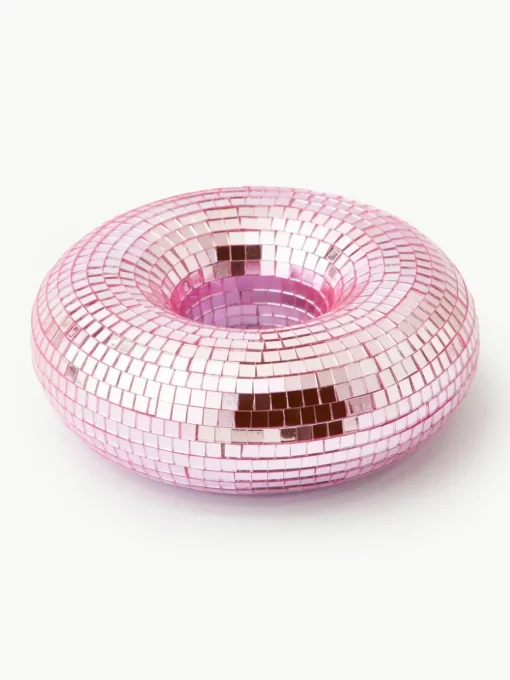 Glinsterend decoratief object Disco Donut