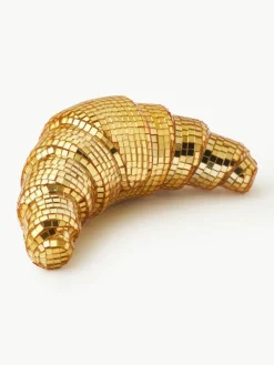 Glinsterend decoratief object Disco Croissant