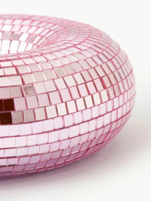 Glinsterend decoratief object Disco Donut