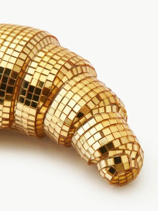 Glinsterend decoratief object Disco Croissant
