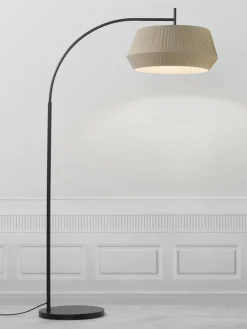 Grote booglamp Dicte van geplooide stof